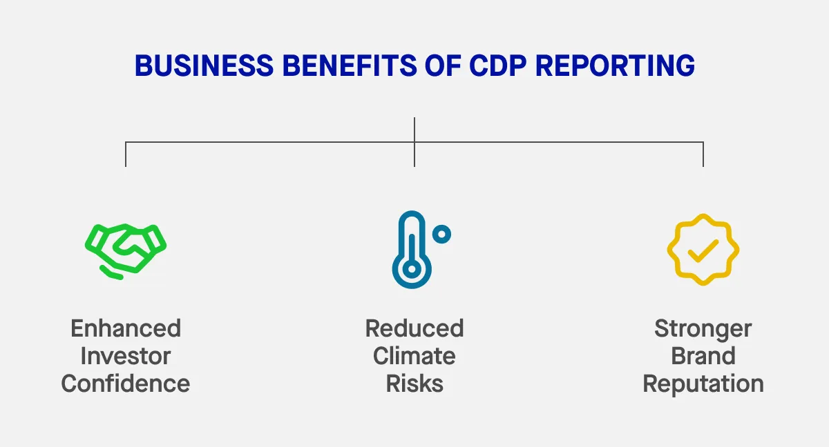 CDP Reporting benefits