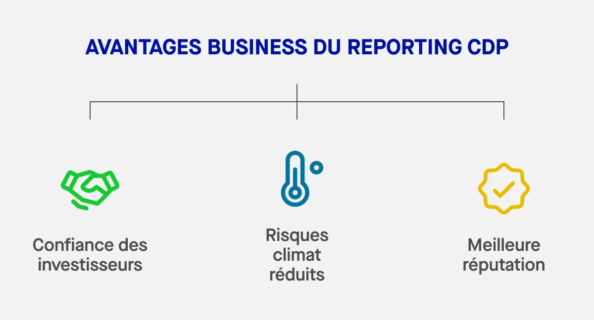 avantages reporting CDP
