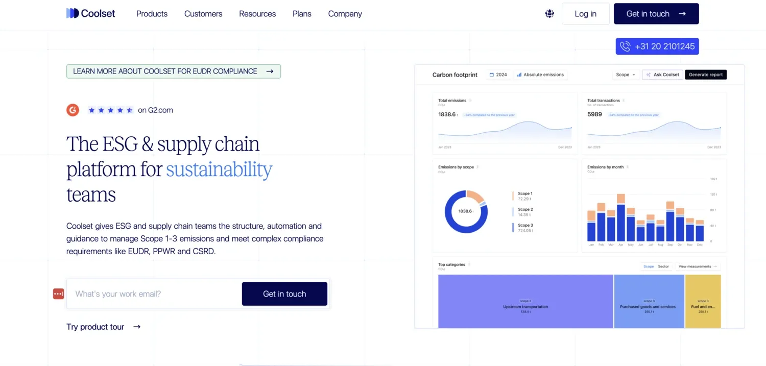 Screenshot of Cool Set platform