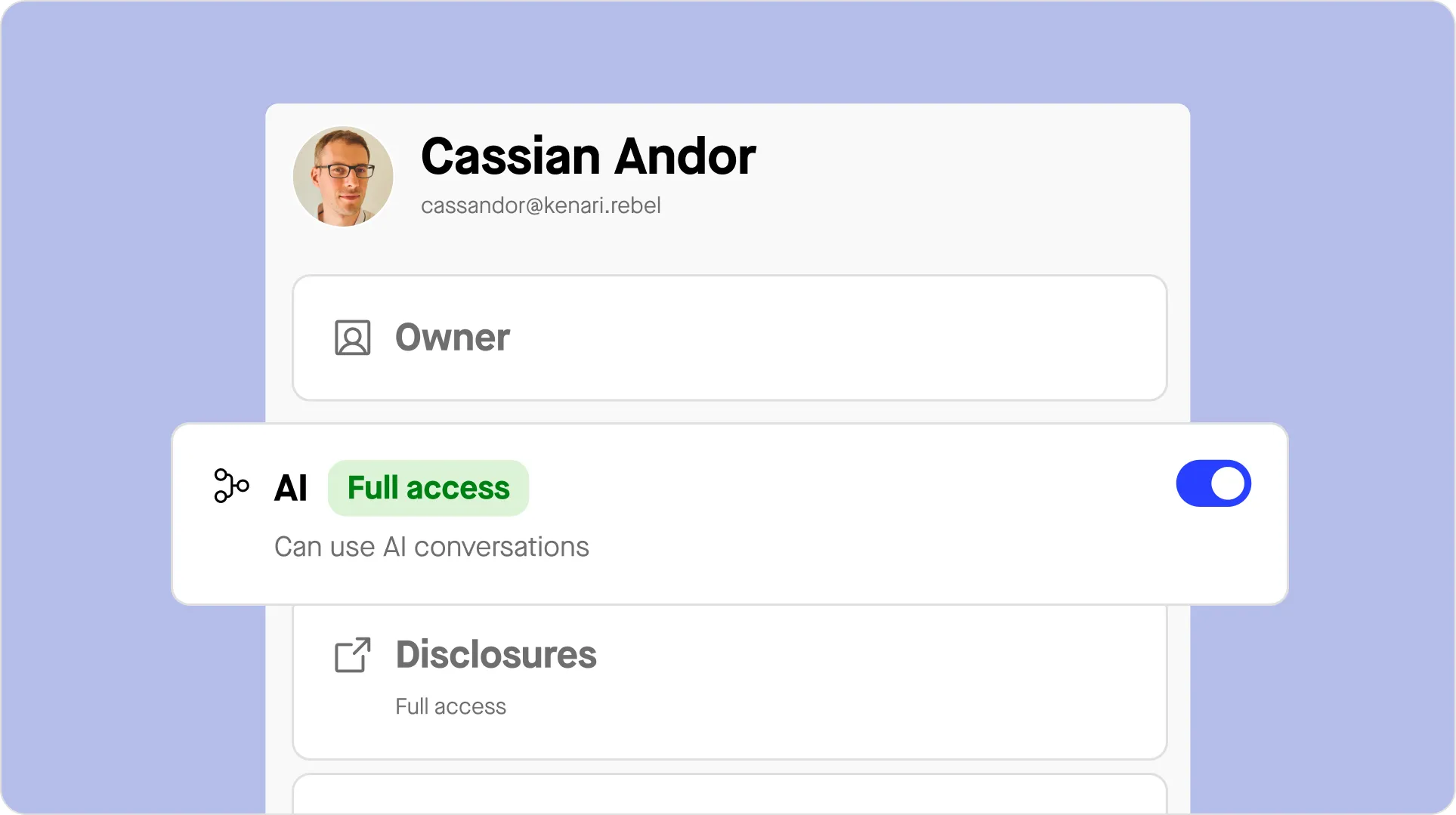 Agent using settings in Sweep