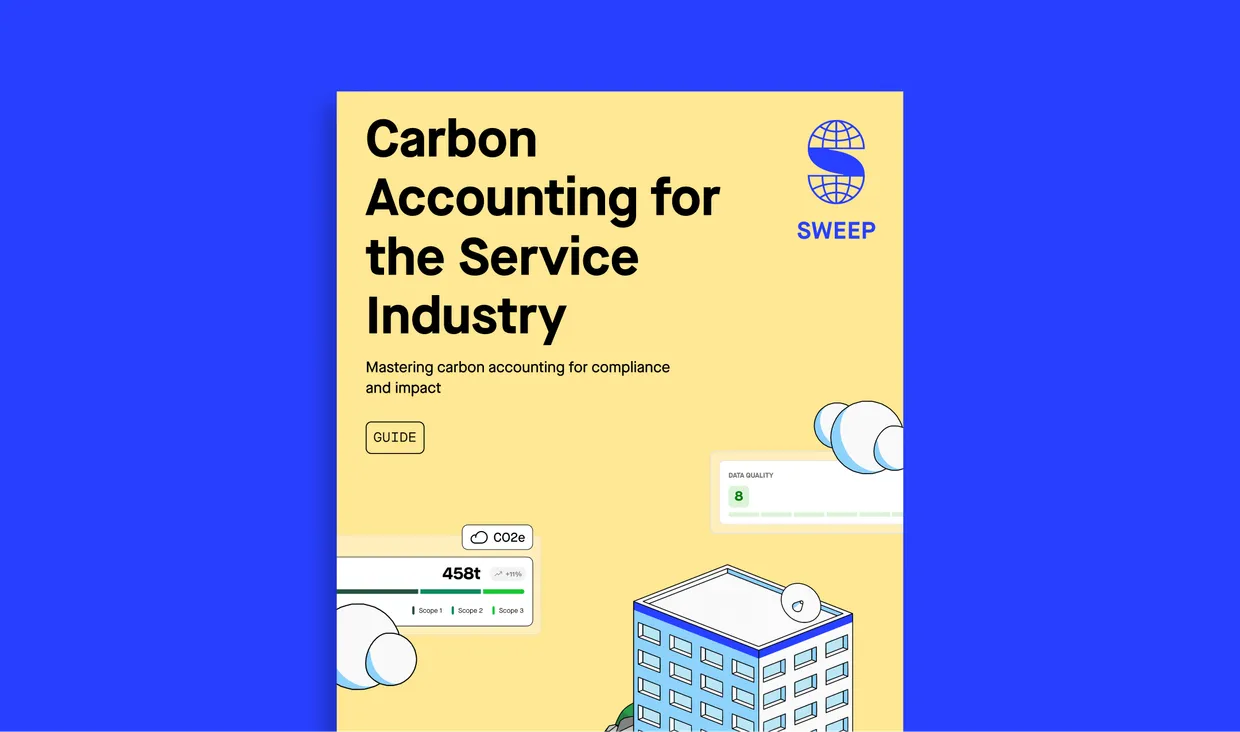 Carbon accounting for the service industry