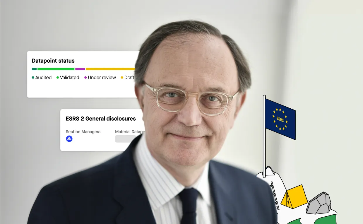 Patrick de Cambourg ESRS header