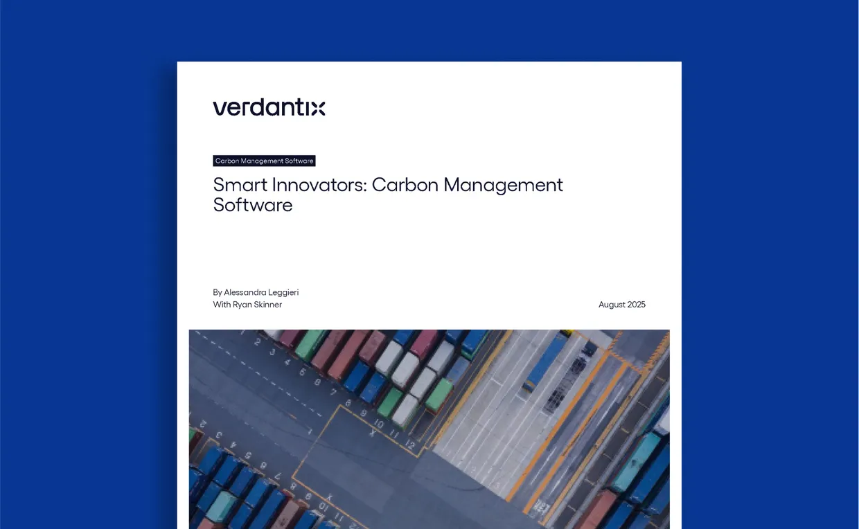 Verdantix Smart Innovator 2025